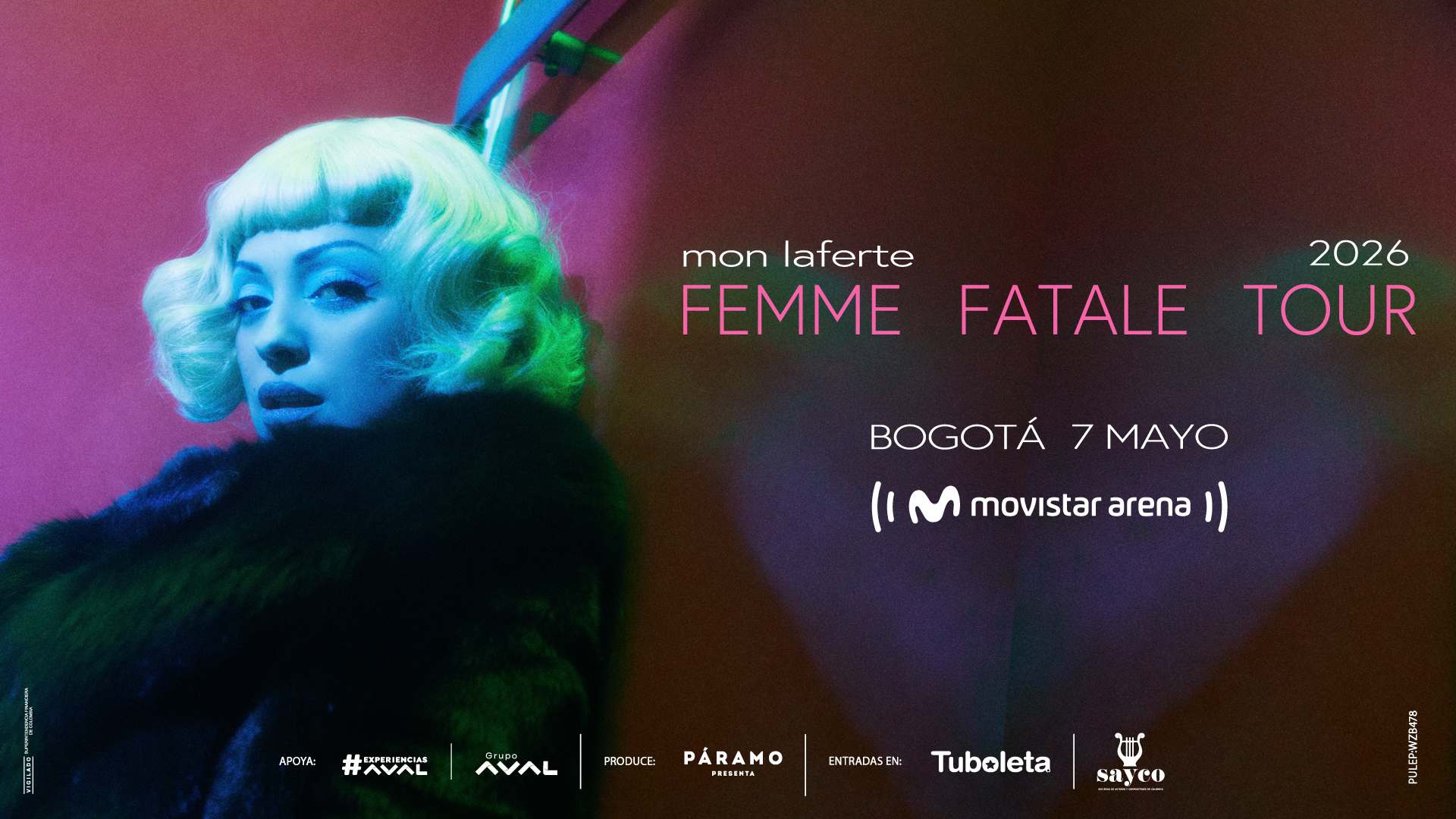 Mon Laferte| Femme Fatale Tour 2026